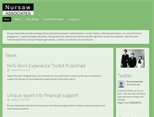Tablet Screenshot of nursawassociates.com